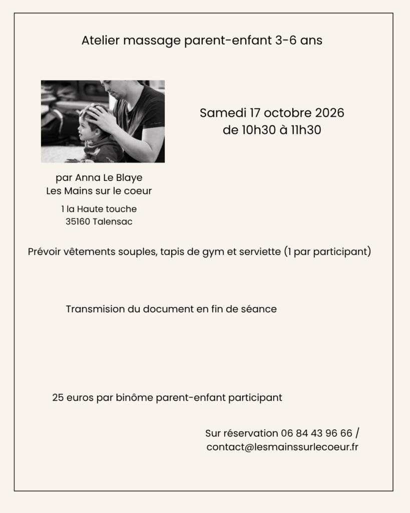 atelier massage parent-enfant 3-6 ans